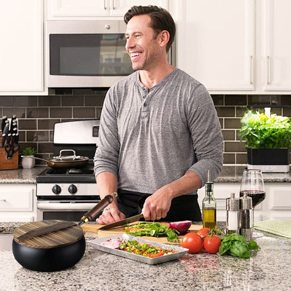 Artisan Unenameled Cast Iron Casserole