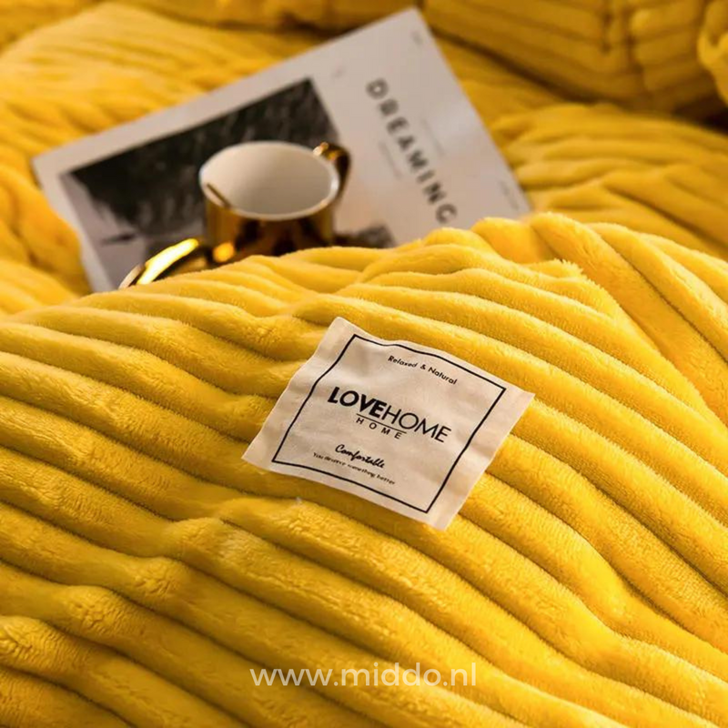 Fluwelen Fleece Dekbedovertrek | Extra warm deze koude dagen!