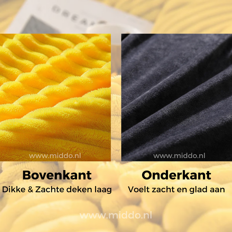 Fluwelen Fleece Dekbedovertrek | Extra warm deze koude dagen!