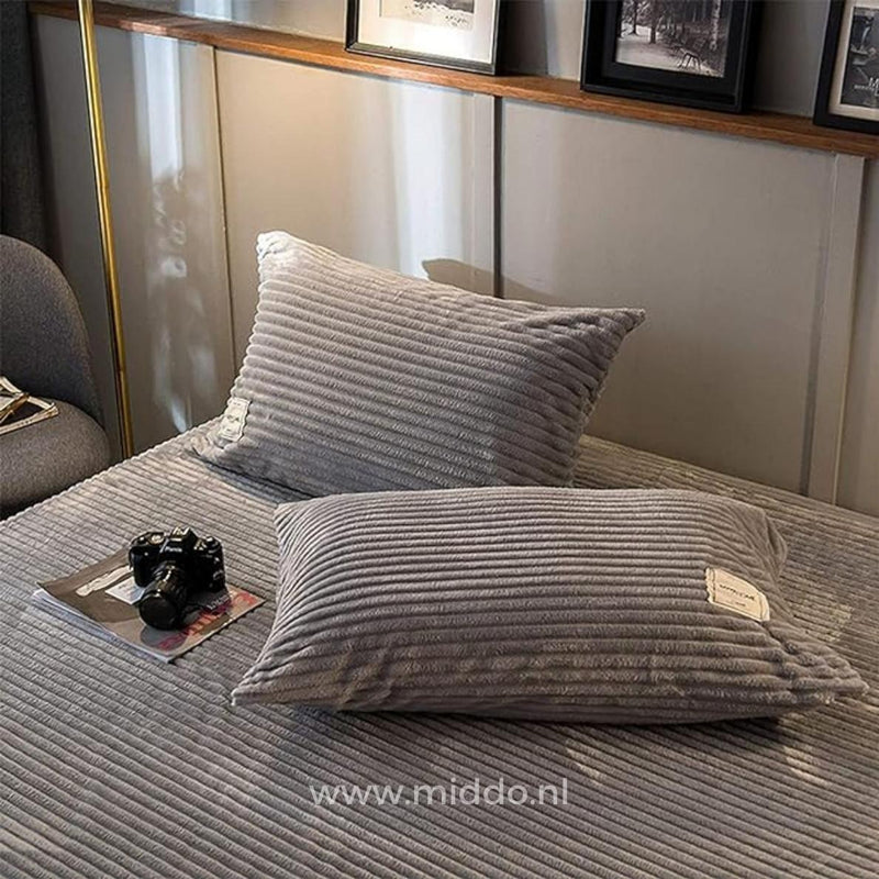 Fluwelen Fleece Dekbedovertrek | Extra warm deze koude dagen!