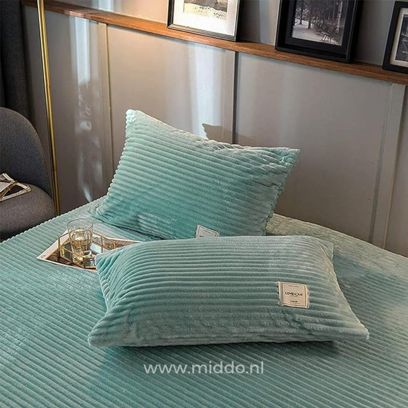 Fluwelen Fleece Dekbedovertrek | Extra warm deze koude dagen!